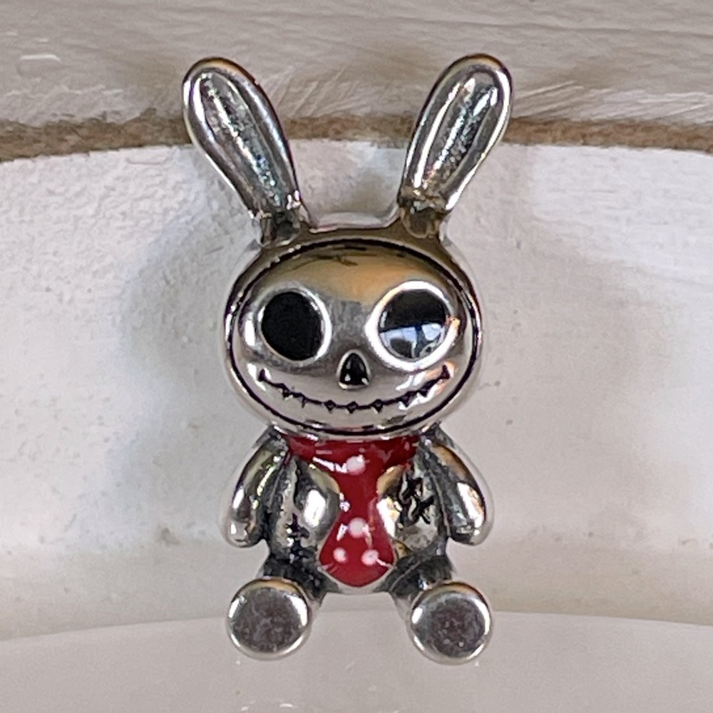 Bracelet Charm Bunny Rabbit Doll with Necktie